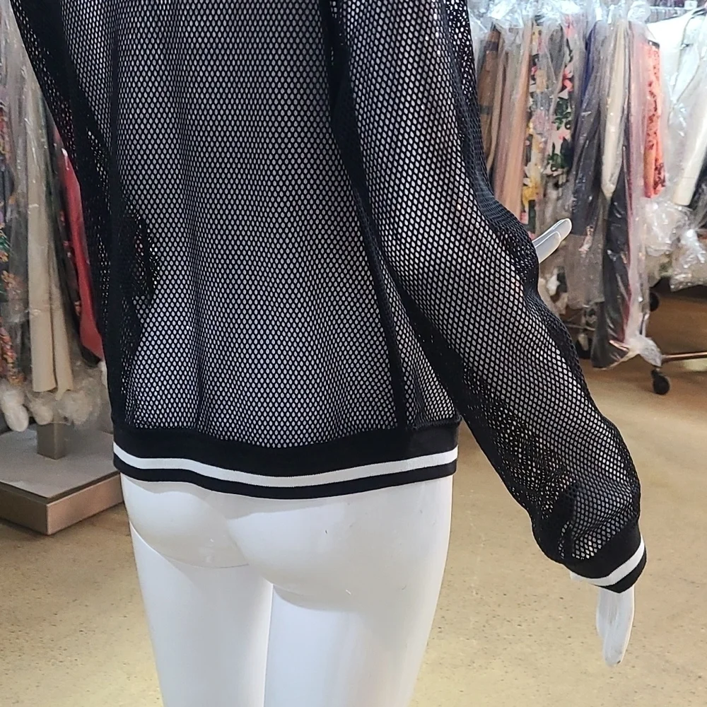 Netted Jersey Jacket - Picture 4 of 7